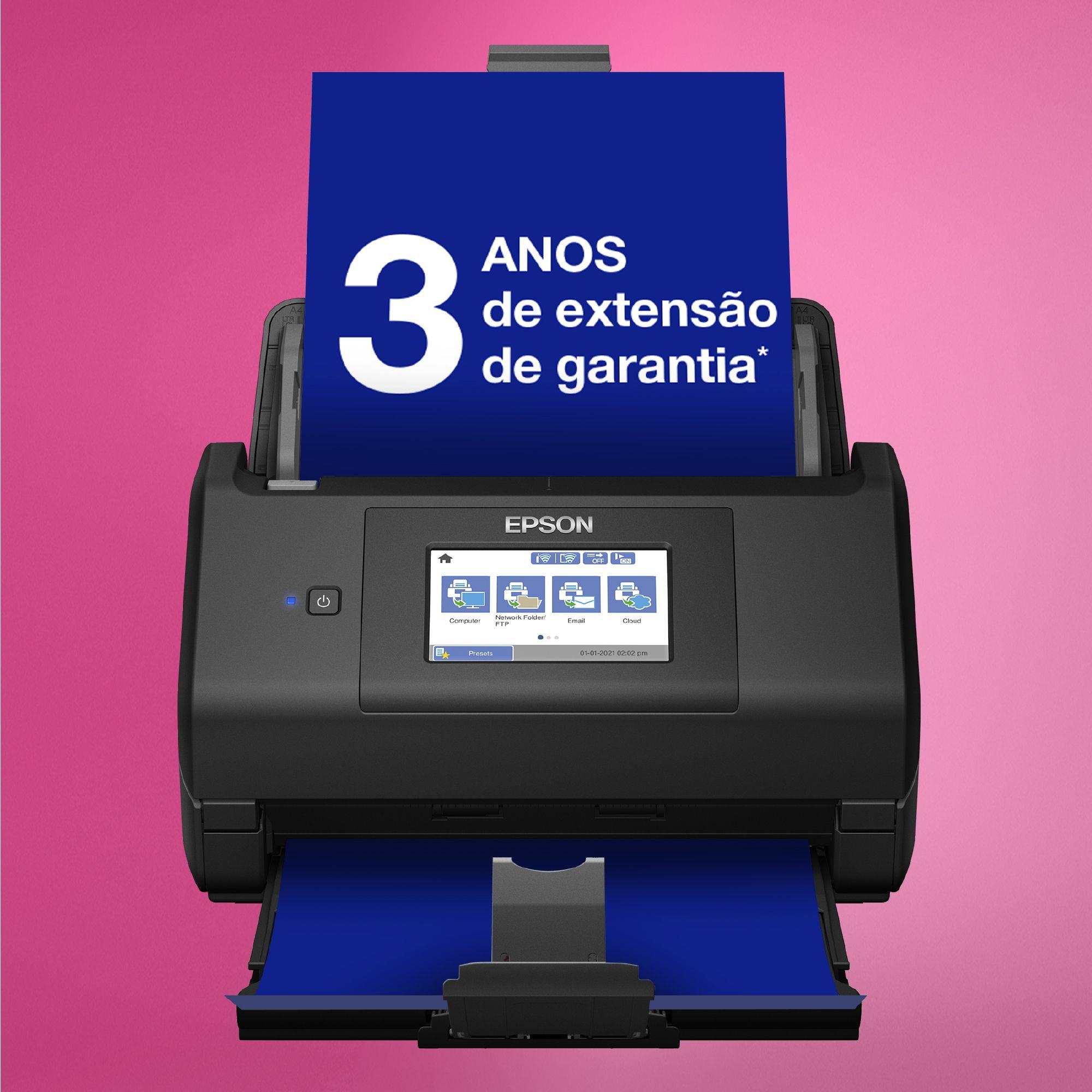 Digitalizador EPSON WorkForce ES-580W (Preto) — miniatura 5