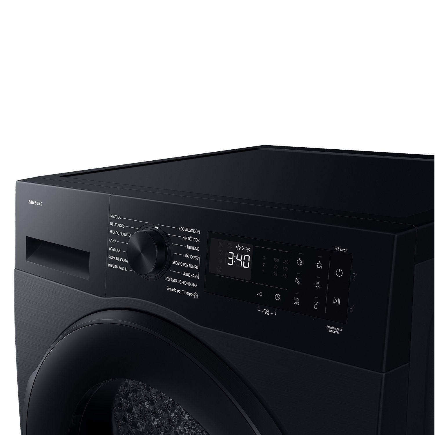 Máquina de Secar Independente SAMSUNG DV90DG52A0ABEC (9 kg - Bomba de calor - Direita - Preto), miniatura 2
