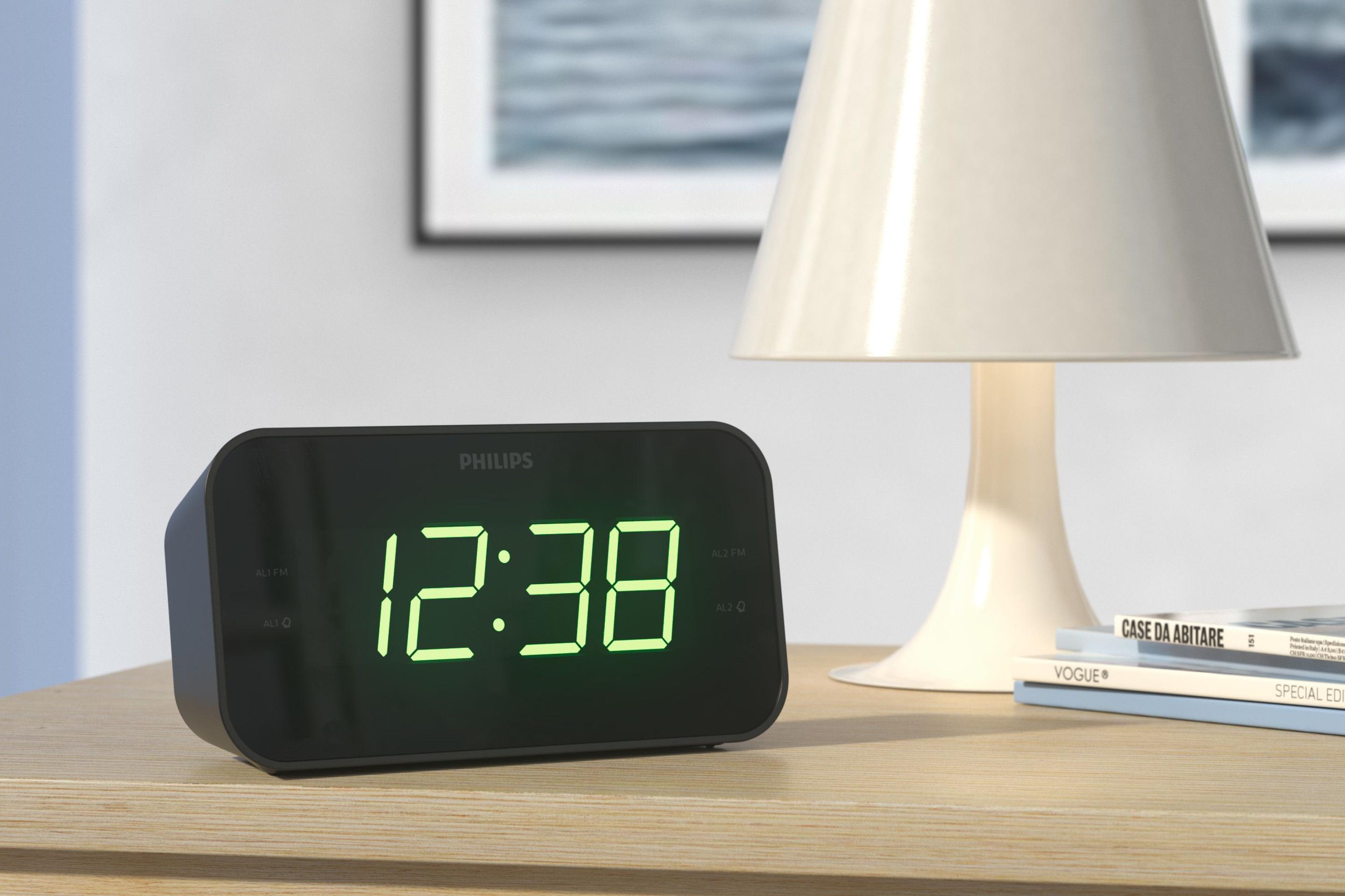 Rádio Despertador PHILIPS TAR3306/12 (3 W - Preto) — miniatura 10