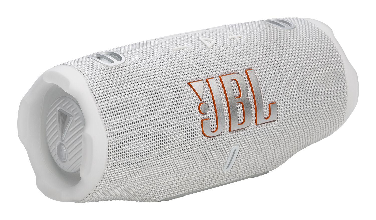 Coluna Portátil JBL Charge 6 (45 W - Sem fios - Branco)