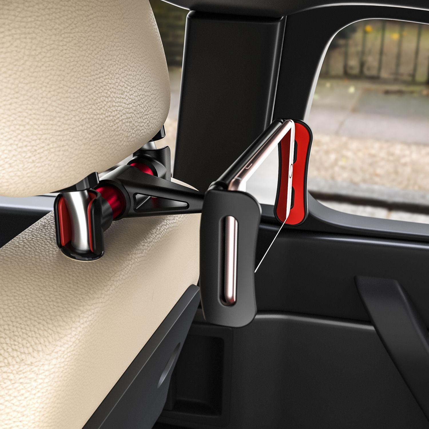 Suporte de Carro para Telemóvel e Tablet AISENS MSC1P-105 (Preto e Vermelho), miniatura 4