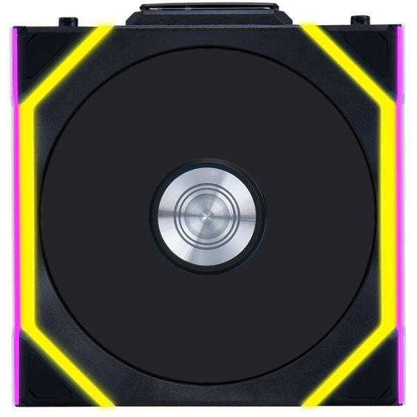 Ventoinha de Caixa LIAN LI UNI FAN SL120 Wireless RGB Reverse Blade PWM (RGB multicolor - 1,8 W - Preto), miniatura 2
