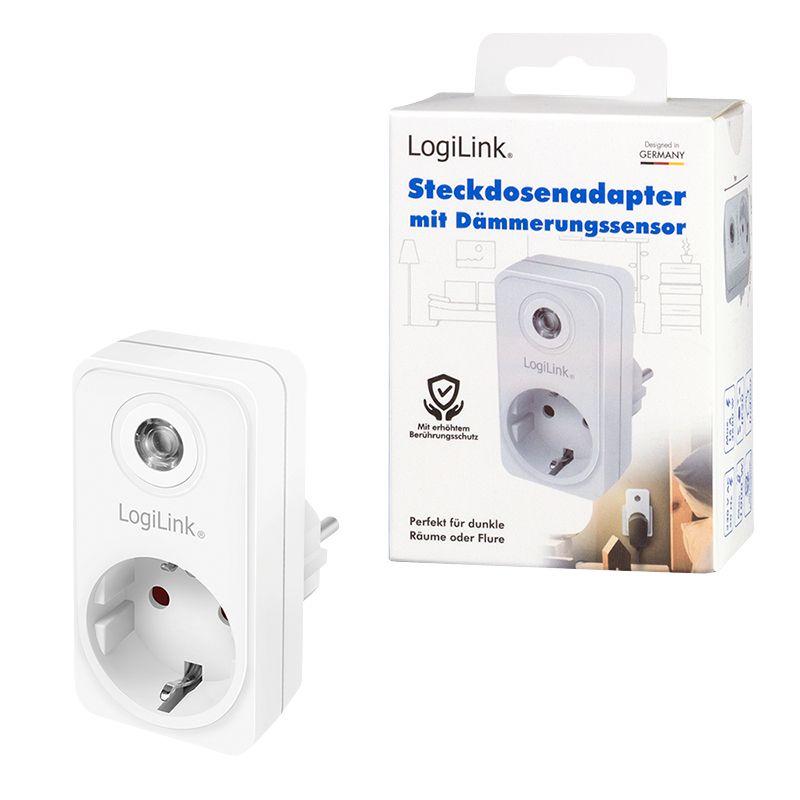 Adaptador de Tomada com Sensor Crepuscular LOGILINK PA0263 (Tipo F - Branco) — miniatura 9