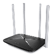Router MERCUSYS AC12 (Wi-Fi 5 - 867 Mbit/s - Banda dupla - Preto)