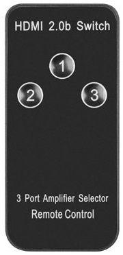 Switch HDMI LANBERG SWV-HDMI-0003 (0,8 m - 2.0b - 60 Hz - Preto), miniatura 4