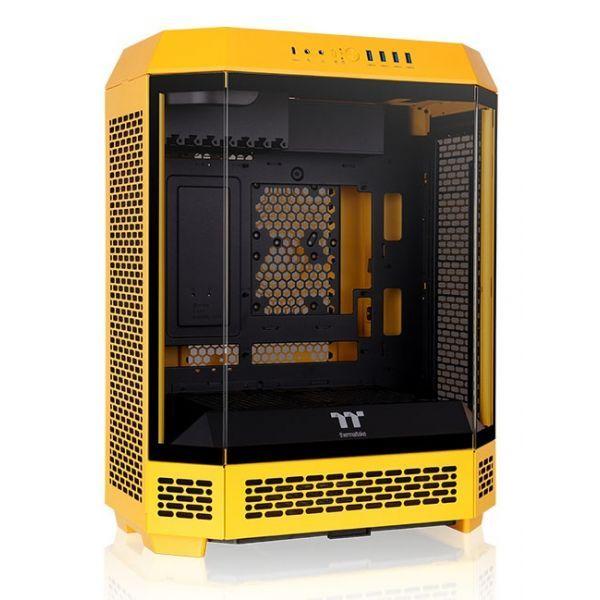 Caixa ATX THERMALTAKE The Tower 600 Bumblebee (ATX, micro ATX, Mini-ITX - PS2 - 2,5" - Amarelo) — miniatura 3