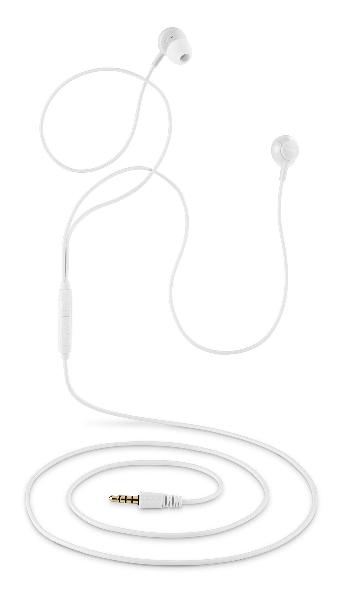 Auscultadores NGS CROSS DRIFT (Binaural - Com fios - Intra-aural - Branco), miniatura 5