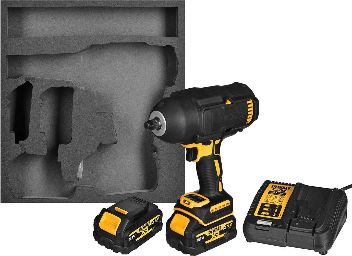 Chave de Impacto a Bateria DEWALT DCF900P2G-QW (18 V - 5 Ah - 1898 Nm)