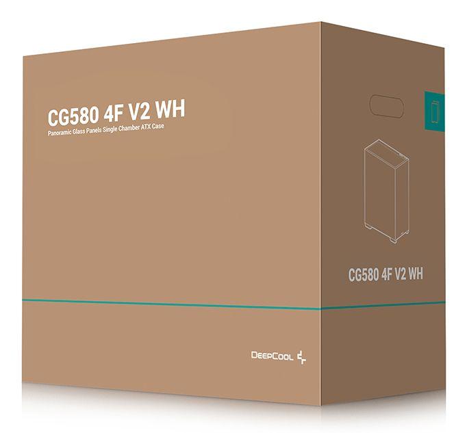 Caixa PC DEEPCOOL CG580 V2 (ATX, ITX, micro ATX - ATX, PS2 - Midi Tower - Branco) — miniatura 12