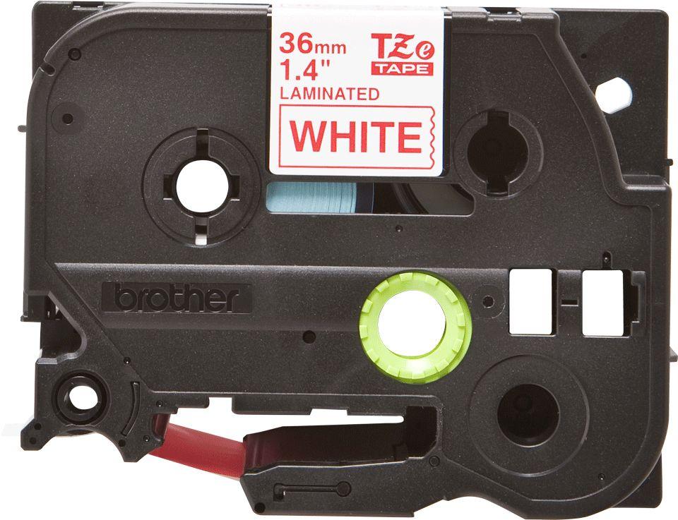 Fita de Impressão BROTHER TZe-262 (Vermelho sobre Branco), miniatura 4