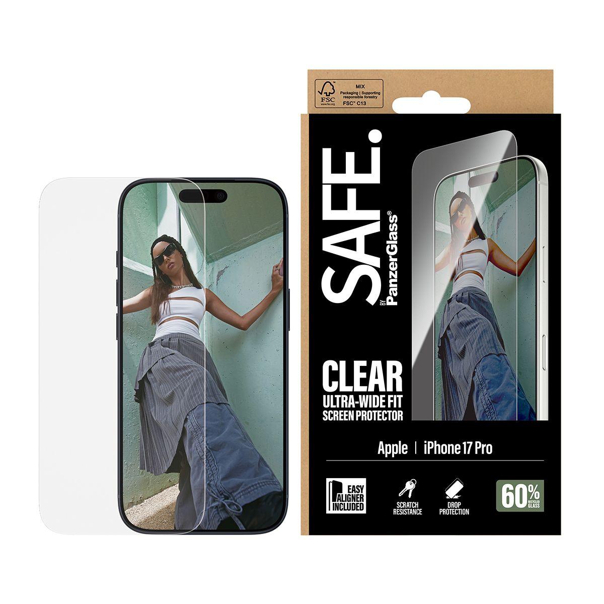 Película de Vidro Temperado PANZERGLASS iPhone 17 Pro/UWF (Apple iPhone 17 Pro - Apple - Transparente) — miniatura 2