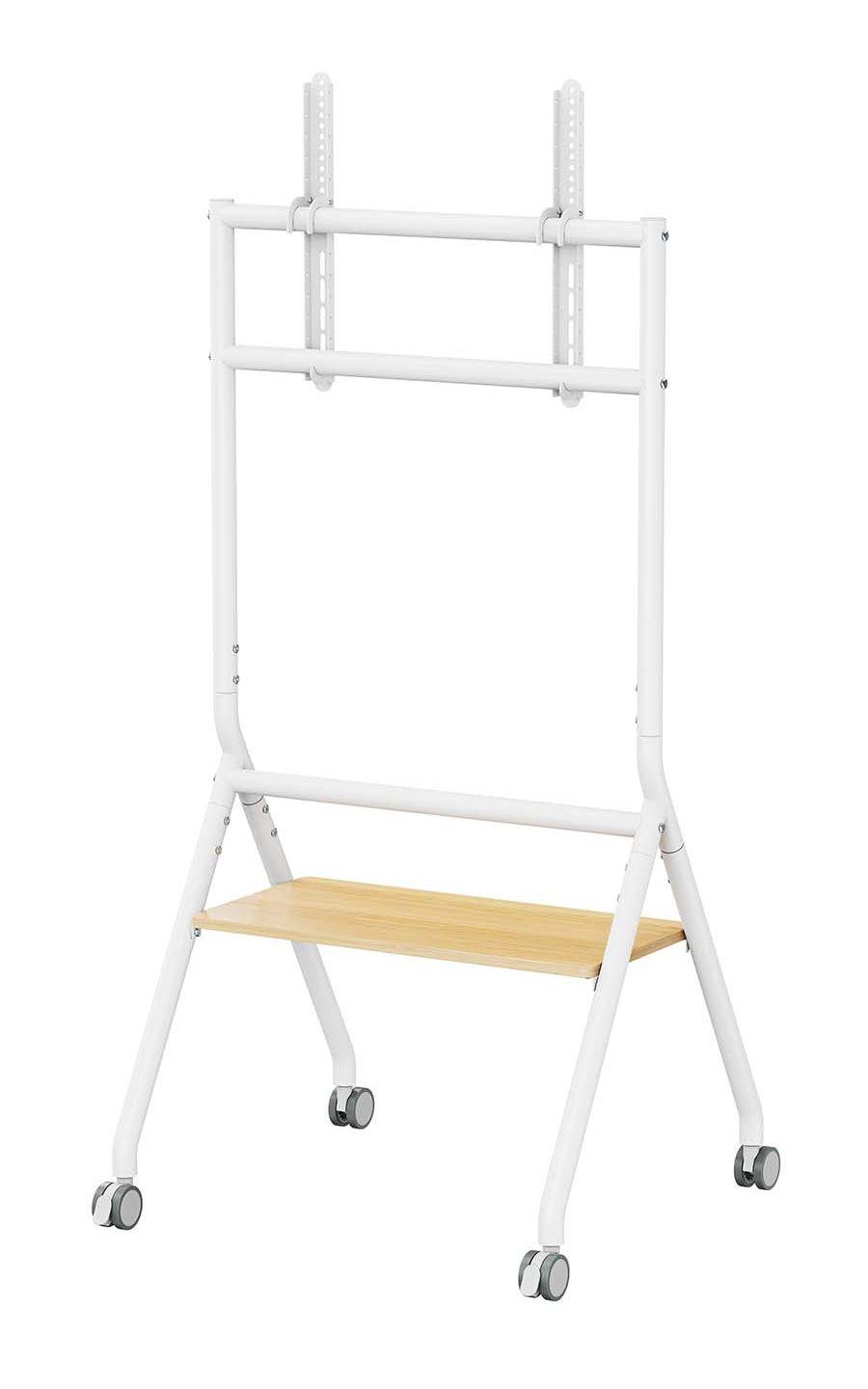 Suporte de Chão para TV AISENS FT86FE-331 (600 x 400 mm - 200 x 200 mm - 2,18 m - Branco e Madeira), miniatura 3