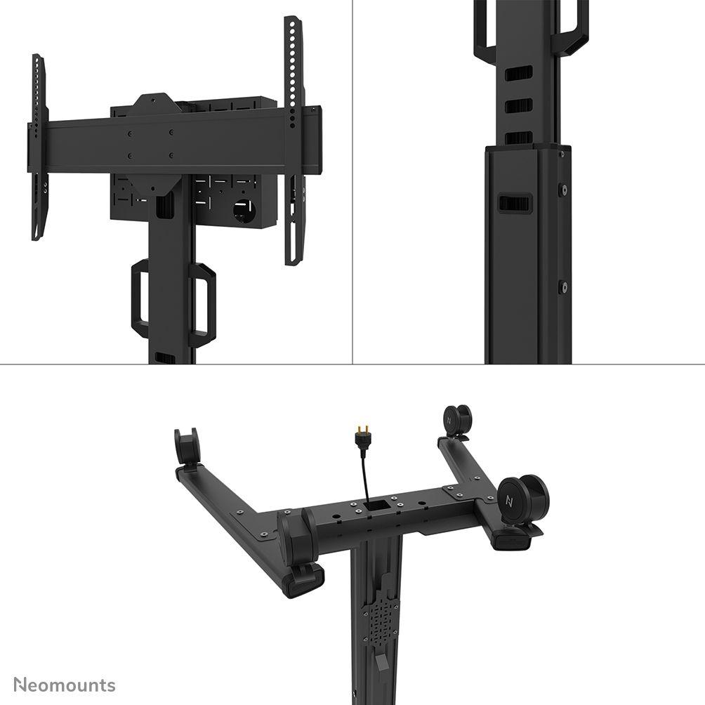 Suporte de Chão para TV NEOMOUNTS FL50S-825BL1 (190,5 cm - 70 kg - -5-0° - Preto), miniatura 8