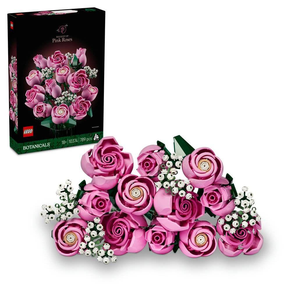 LEGO 10374 Botanicals Buquê de Rosas Cor-de-rosa (18+ anos - 789 peças) — miniatura 3