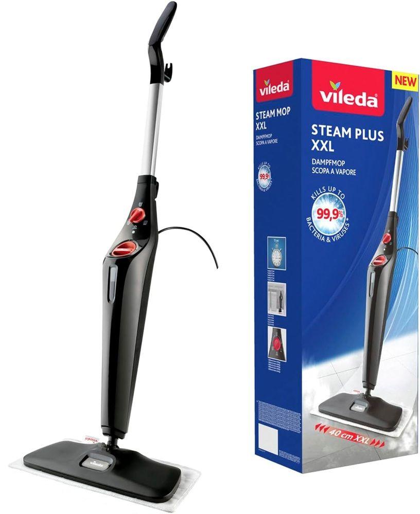 Mopa a Vapor VILEDA Steam XXL 3.0 Plus (Altura 121,5 cm - Preto/Vermelho), miniatura 3