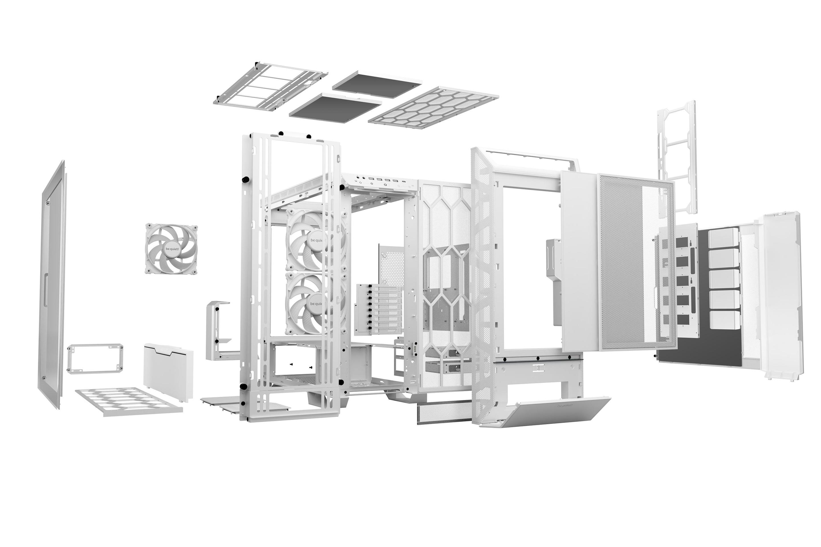 Caixa PC BE QUIET! Dark Base Pro 901 BGW51 (Torre - Alumínio - 19 cm - Branco), miniatura 4