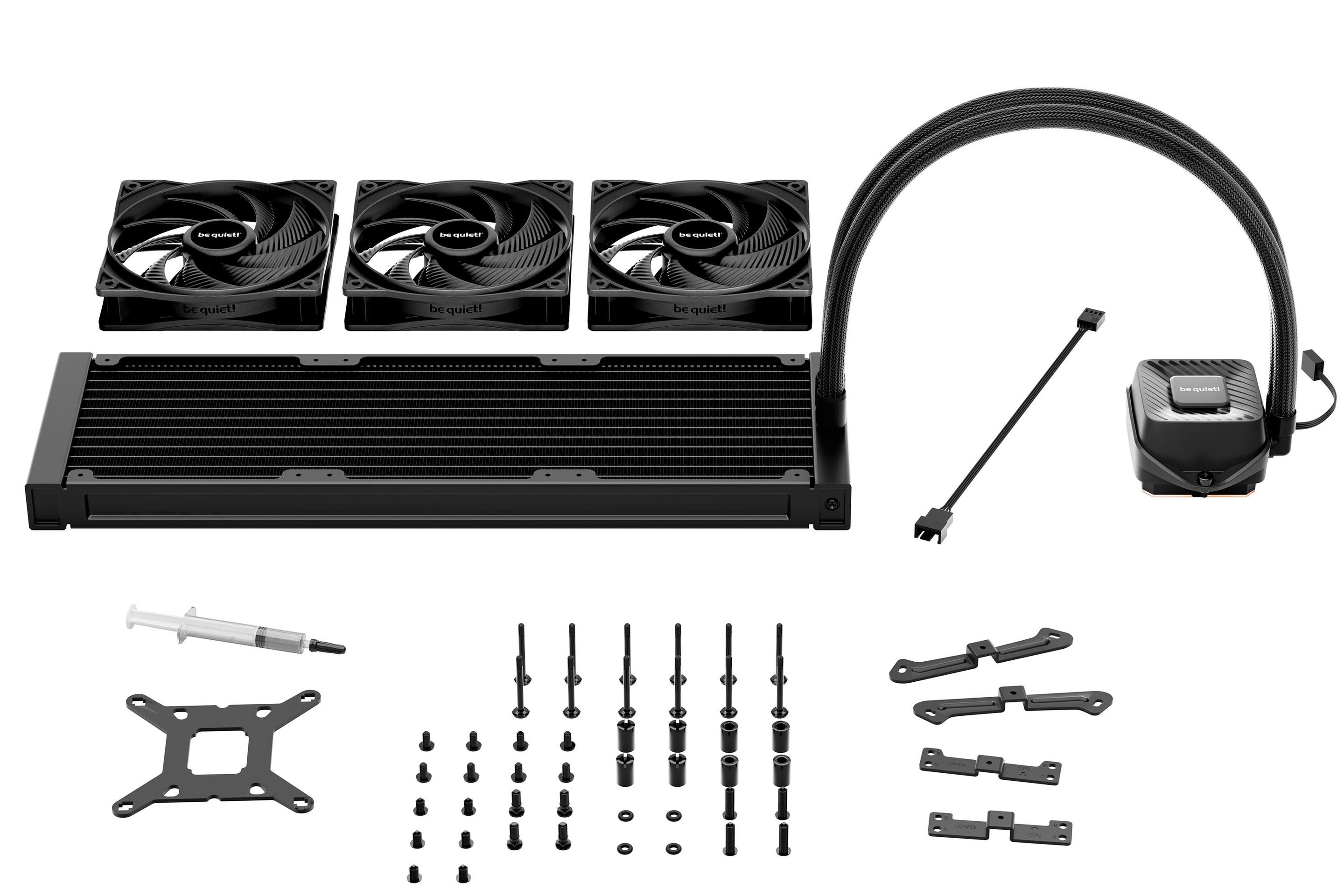 Sistema de Arrefecimento Líquido All-in-One BE QUIET! Pure Loop 3 360mm (120 mm - 3 ventoinhas - 2100 RPM - Preto), miniatura 3