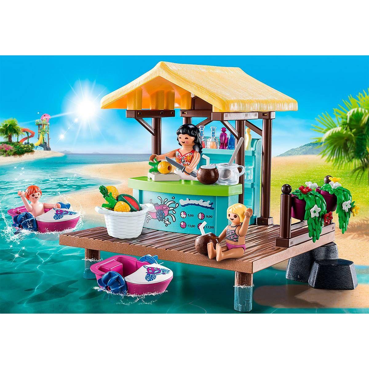 Conjunto de Brincar PLAYMOBIL 70612 Aluguer de Barcos com Bar (4 anos - Multicor), miniatura 3