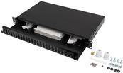 Patch Panel de Fibra Ótica LANBERG FOP1-24SD-LQB (19 polegadas - 1U - 24x SC Duplex/24x LC Quad) — imagem 1
