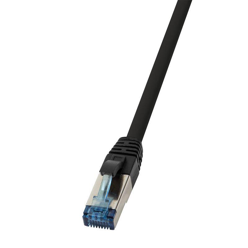 Cabo de Rede LOGILINK CQ6035S (1 m - Cat6A - RJ-45 - Preto)