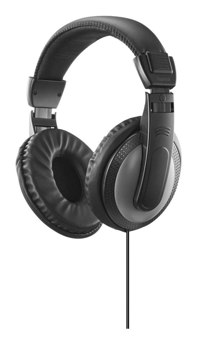 Auscultadores HAMA ShellTV II (Com fios - Circum-aural - 20-20000 Hz - Preto/Cinzento escuro)
