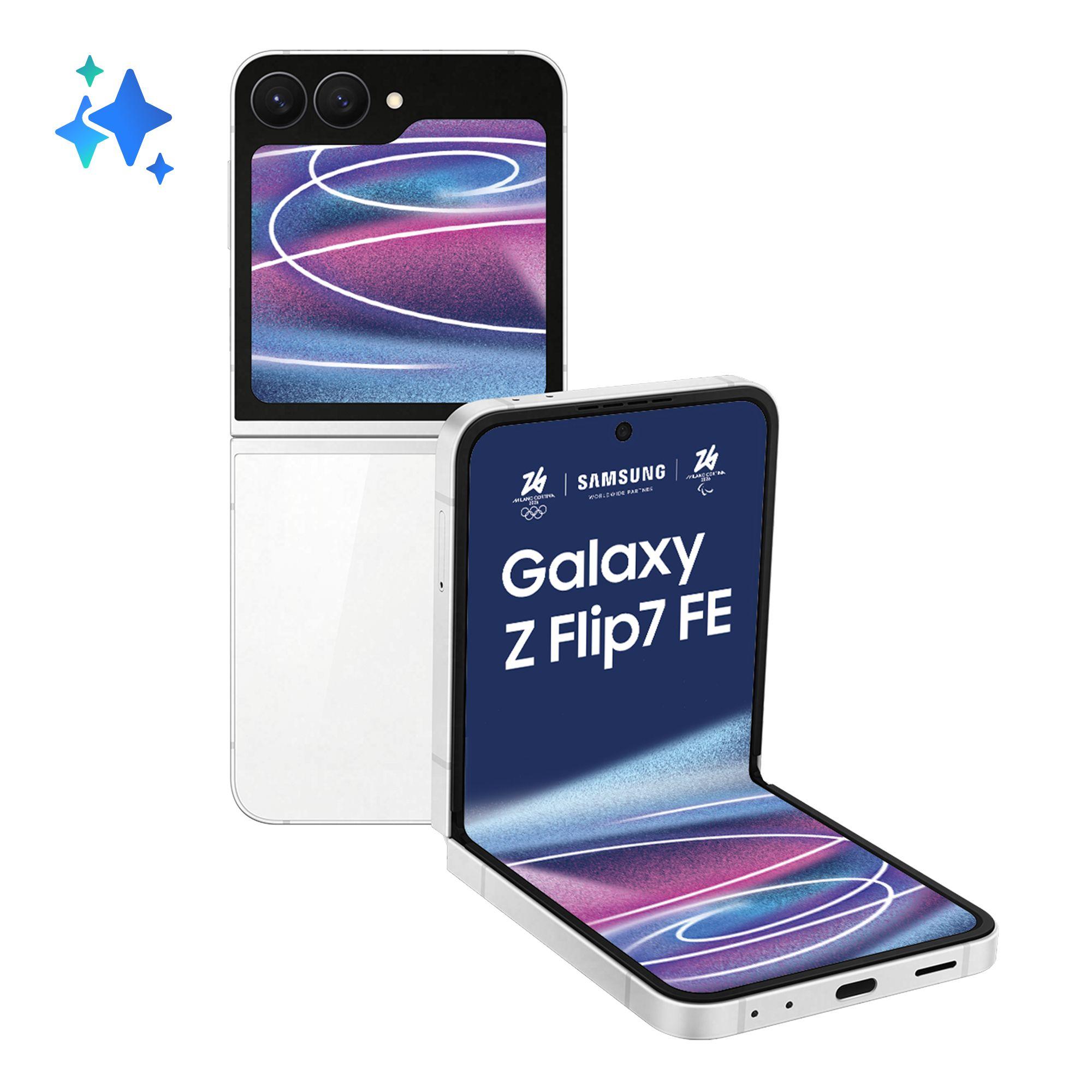 Smartphone SAMSUNG Galaxy Z Flip7 FE 5G (8GB/128GB - 6,7" - Branco)