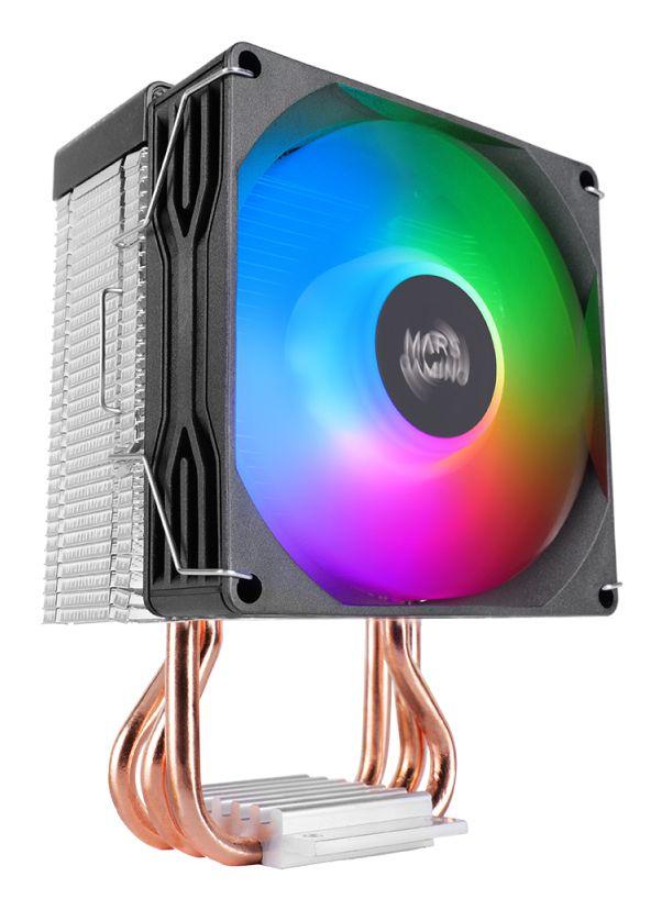 Dissipador de CPU MARS GAMING MCPU-X3 (90 mm - 1 ventoinha - 2600 RPM - Preto) — miniatura 3
