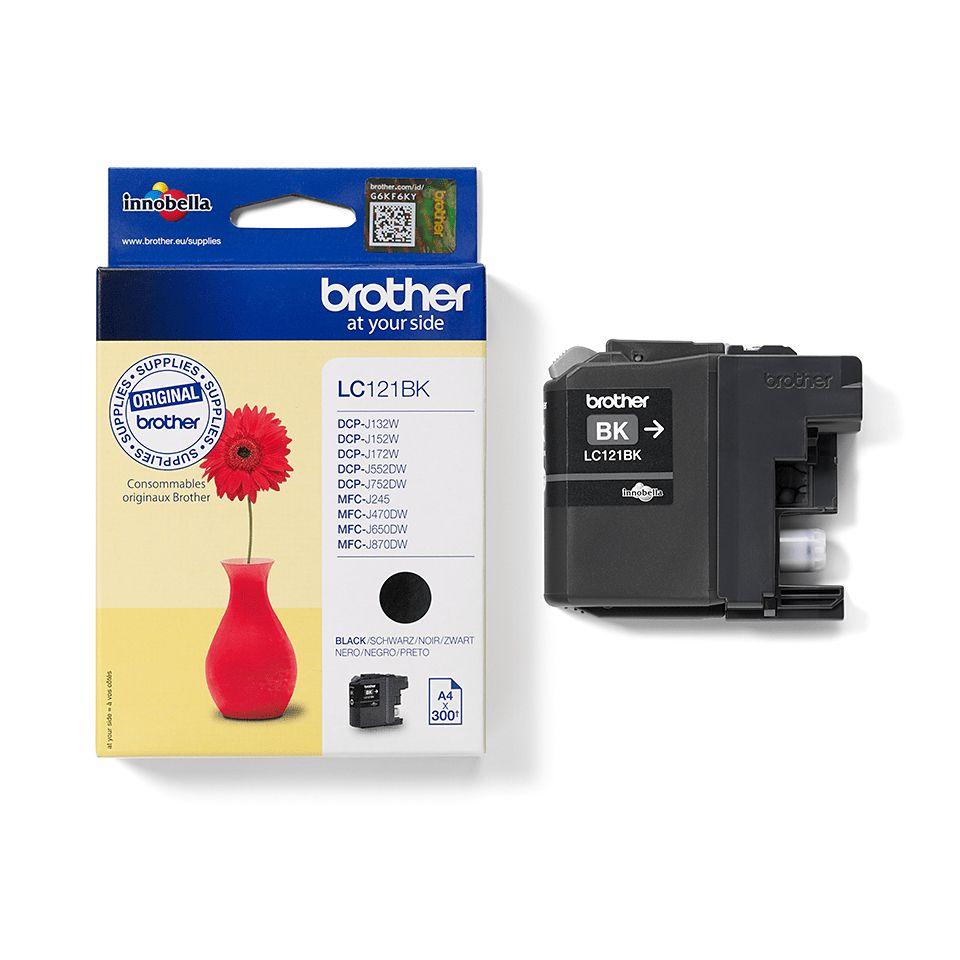 Tinteiro BROTHER LC121BK (300 páginas - Preto) — miniatura 4
