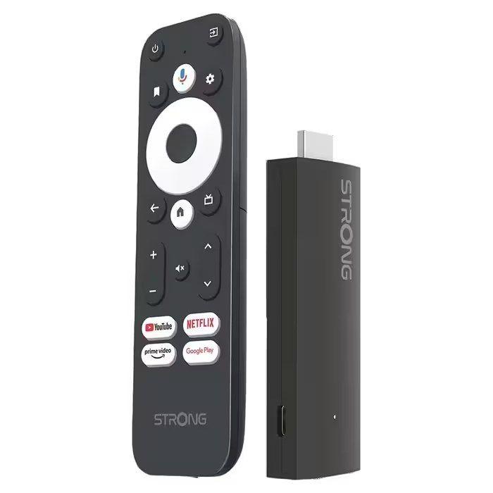 Reprodutor Multimédia STRONG LEAP UNA+ (Google TV - A55 - ARM Cortex-A55 - Preto)
