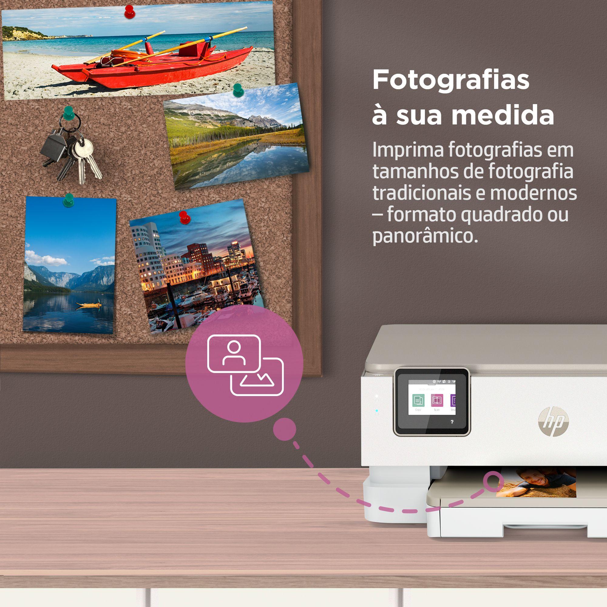 Impressora Multifunções HP ENVY Inspire 7220e (A4 - Impressão a cores - 125 folhas - Bege), miniatura 18