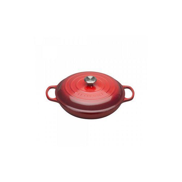 Caçarola Baixa LE CREUSET (Ferro fundido - Vermelho)
