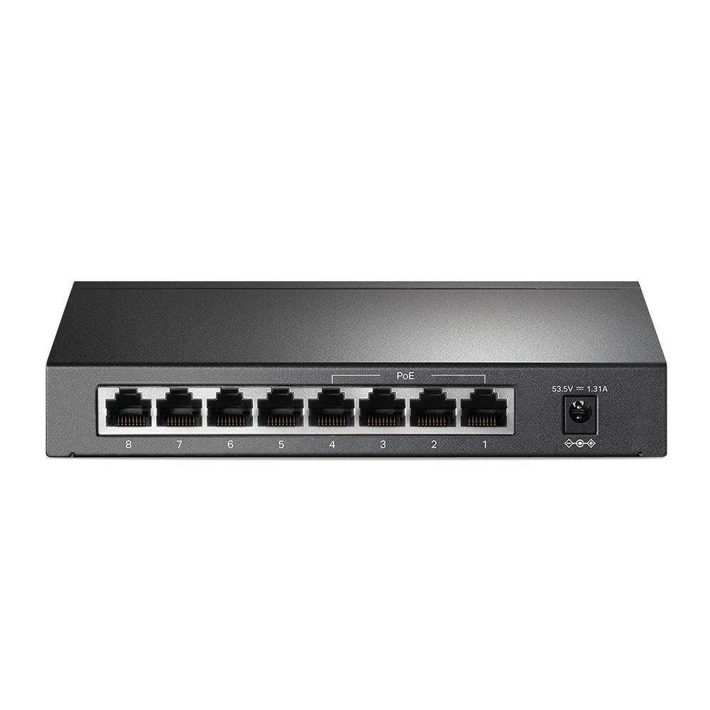 Switch TP-LINK TL-SF1008P V5 (Fast Ethernet - 1,6 Gbit/s - 0,1 Gbit/s - Preto) — miniatura 3