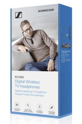 Auriculares para TV SENNHEISER RS 5200 (Com fios e sem fios - Preto), miniatura 3