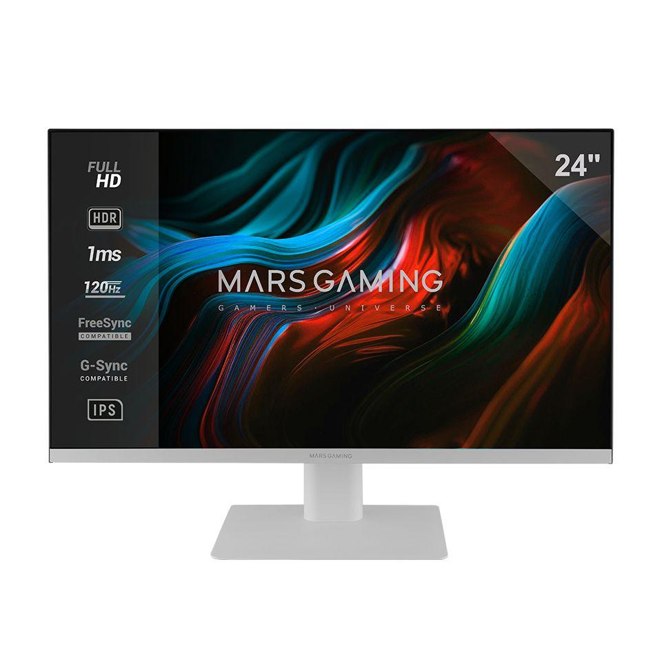 Monitor Gaming MARS GAMING MV24W (24" - Fast IPS - 120 Hz - Branco)