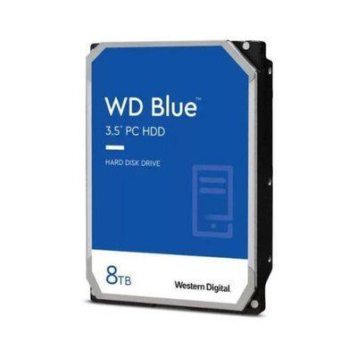 Disco Rígido HDD WESTERN DIGITAL WD Blue WD80EAAZ (8 TB - 3,5 polegadas - SATA 6 Gb/s)