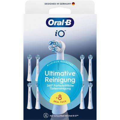 Cabeças de Escova de Dentes BRAUN Oral-B iO Ultimate Clean (106 mm - Branco), miniatura 2
