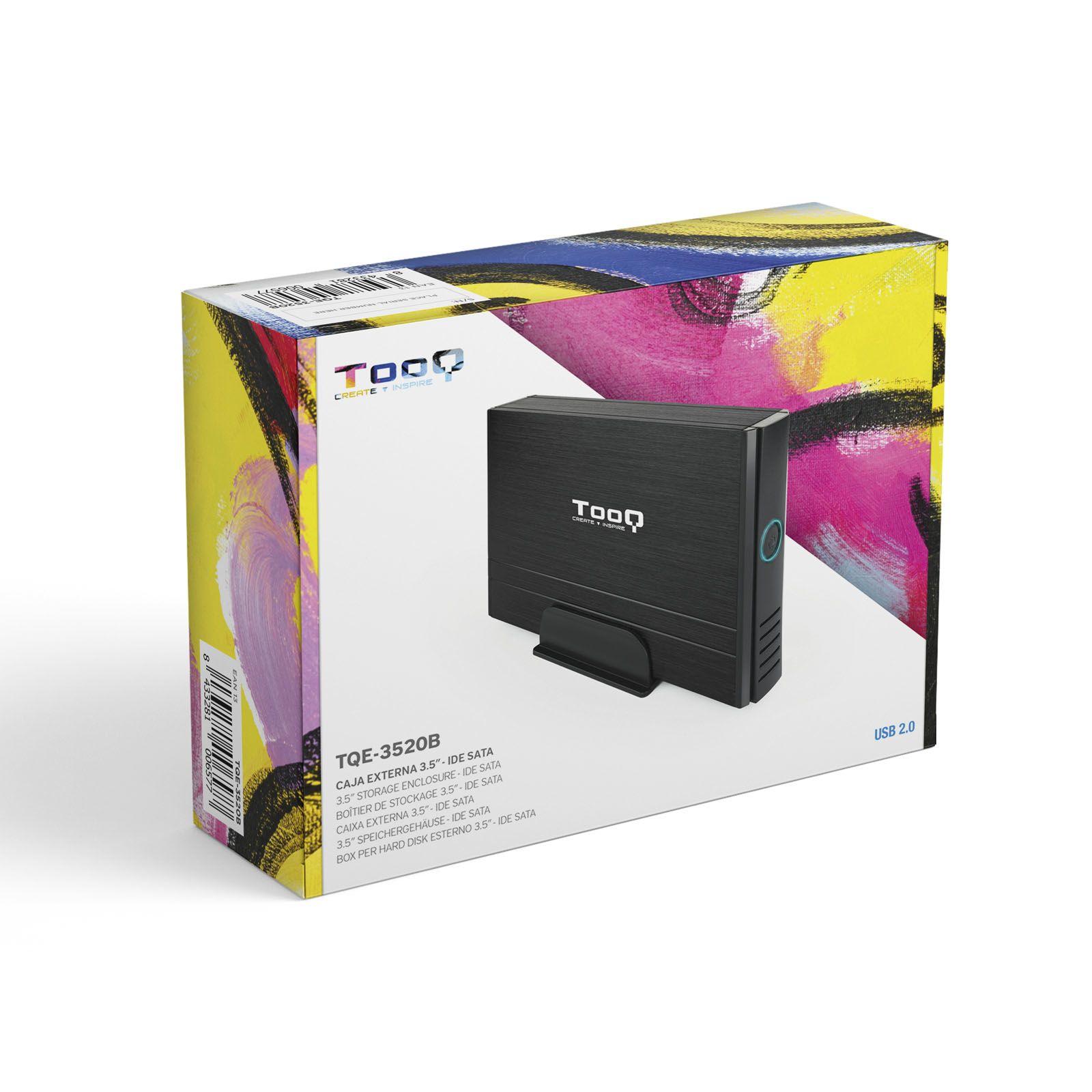 Caixa Externa para HDD TOOQ TQE-3520B (3 TB - 3.5 " - 4200 RPM, 5400 RPM, 7200 RPM - Preto) — miniatura 6