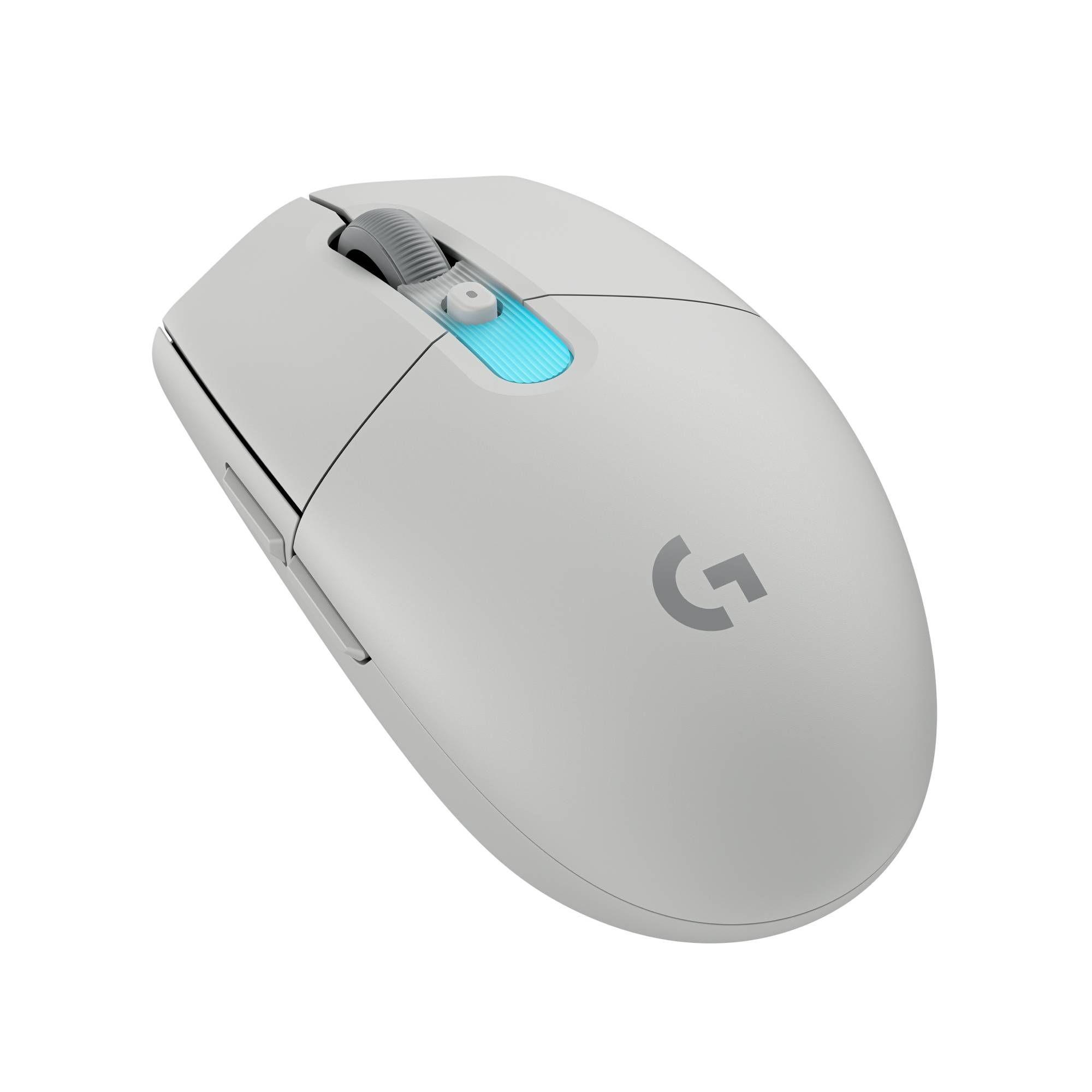 Rato LOGITECH G305 X SUPERLIGHT (Mão direita - 44000 DPI - Ótico - Branco)