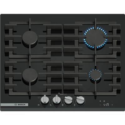 Placa a Gás de Encastre BOSCH PRP6A6H40 (Placa a gás - Encastre - 59 cm - Preto)