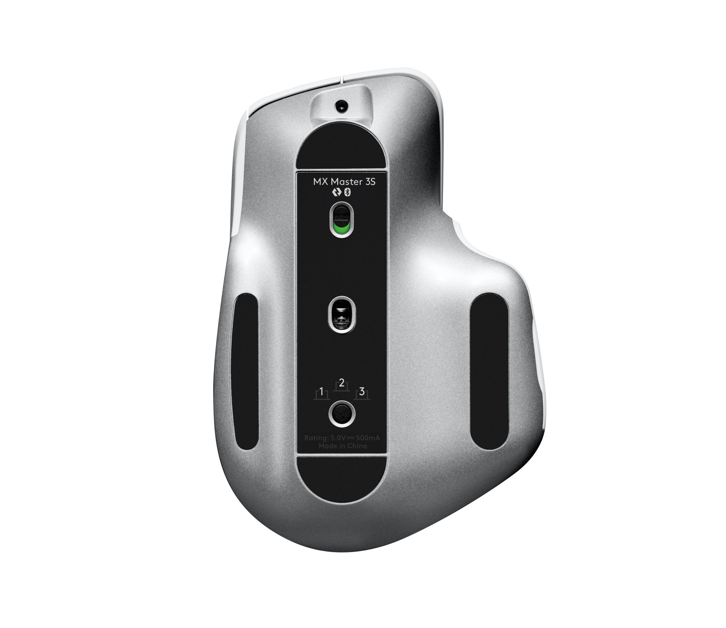Rato LOGITECH MX Master 3S (Mão direita - 8000 DPI - Laser - Cinzento Claro) — miniatura 4