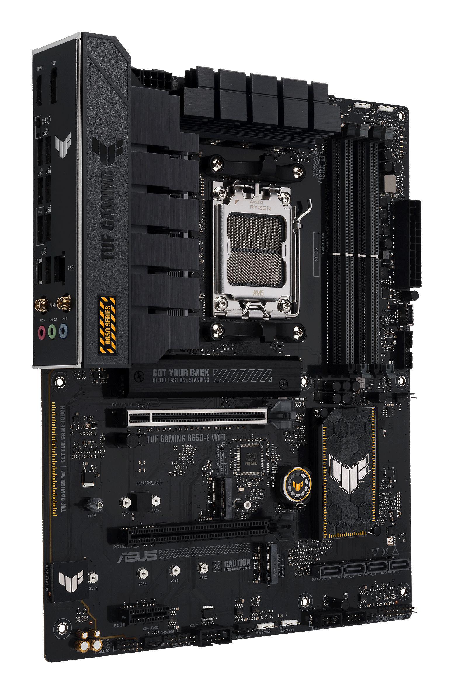 Motherboard ASUS TUF GAMING B650-E WIFI (AM5 - ATX - Duplo canal - Preto), miniatura 4