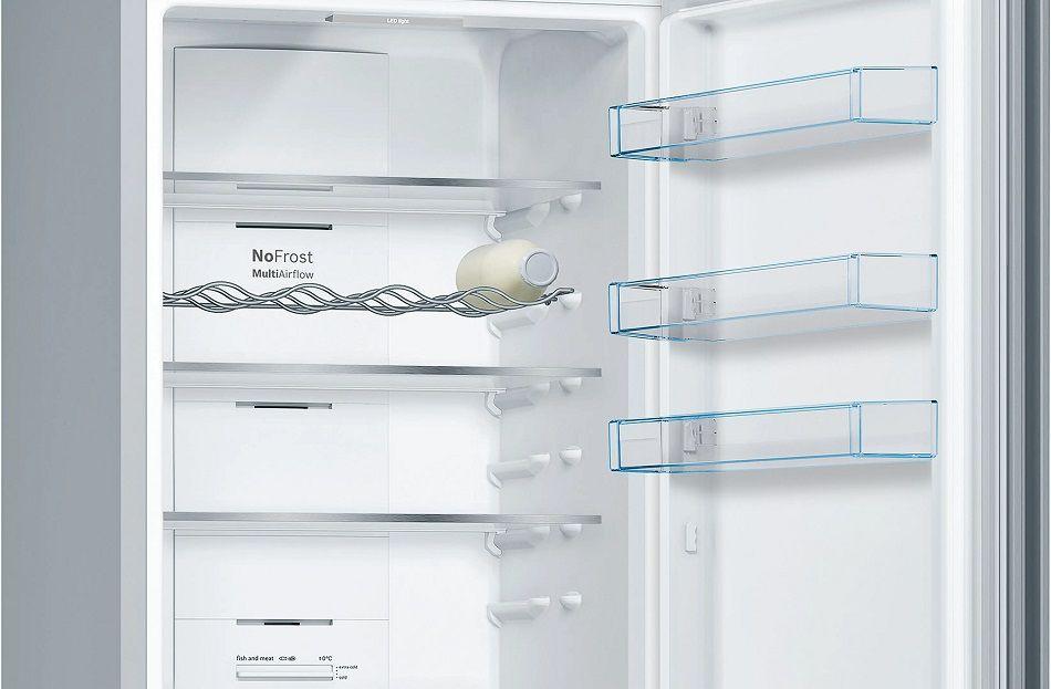 Frigorífico Combinado Independente BOSCH KGN39VIDB (368 l - 203x60x66 cm - 60 cm - Inox) — miniatura 4