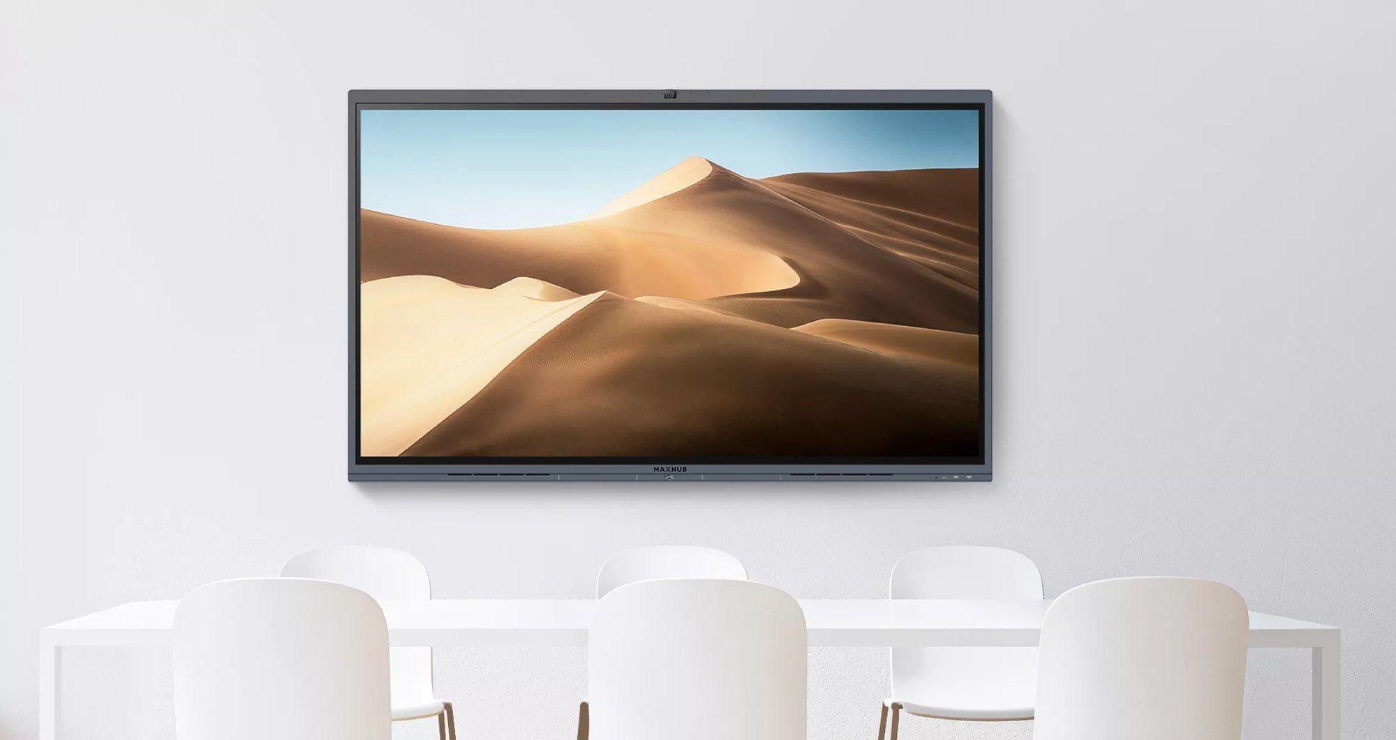 Monitor Interativo MAXHUB C5530 (55" - 4K UHD - Câmara 48 MP - Preto)