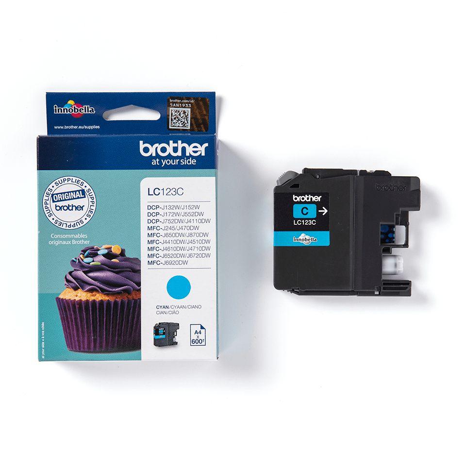 Tinteiro BROTHER LC123C (600 páginas - Ciano) — miniatura 2