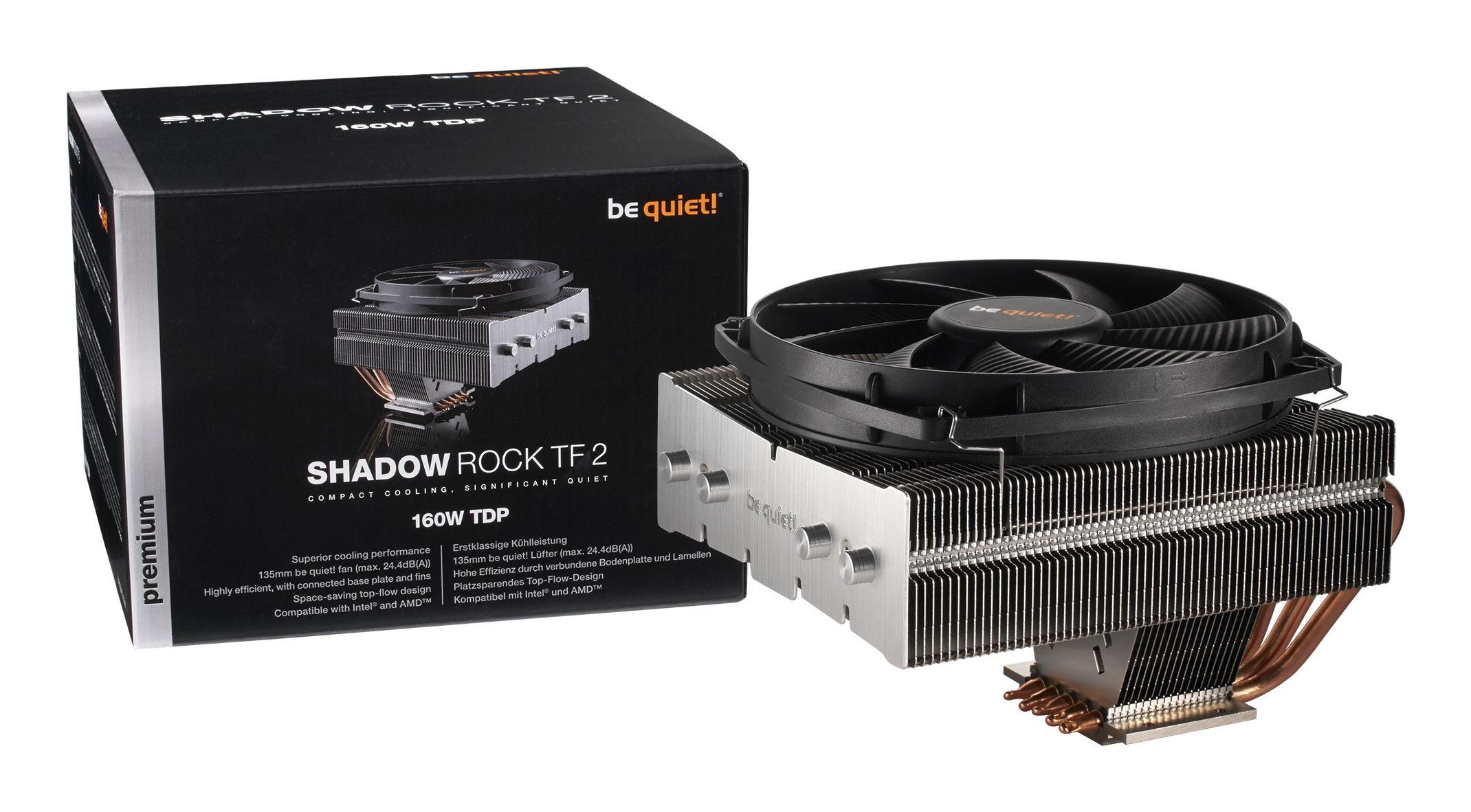 Cooler CPU BE QUIET! Shadow Rock TF 2 (135 mm - 1 ventoinha - 2000 RPM - Preto, Cobre e Prateado) — miniatura 5