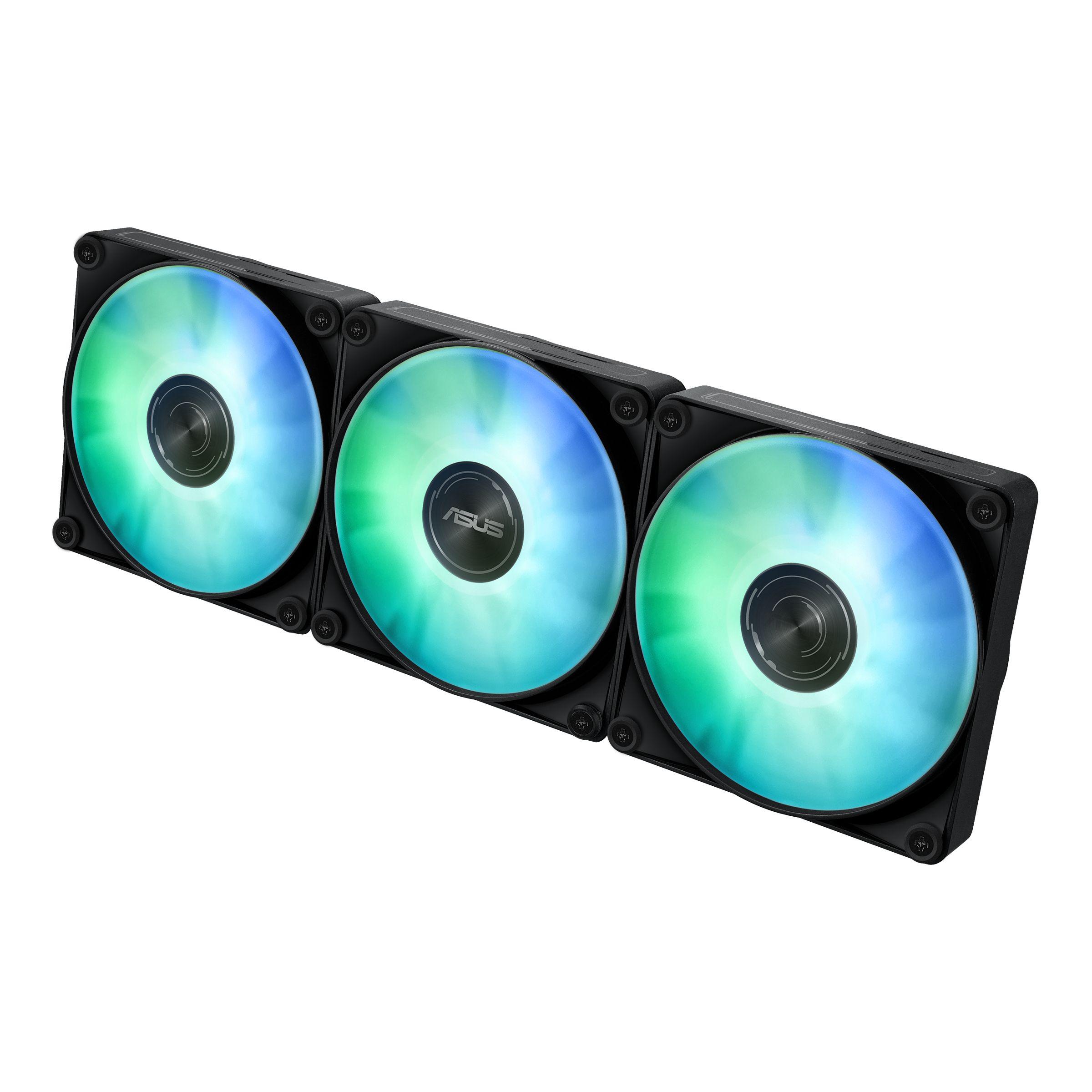 Sistema de Refrigeração Líquida ASUS MAX GAMING LC 360 ARGB LCD (12 cm - 2500 RPM - Multi - Preto), miniatura 11
