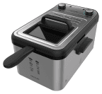 Fritadeira a Óleo CECOTEC CleanFry Infinity 3000 (2400 W - 190 °C - Rotativo - Inox)