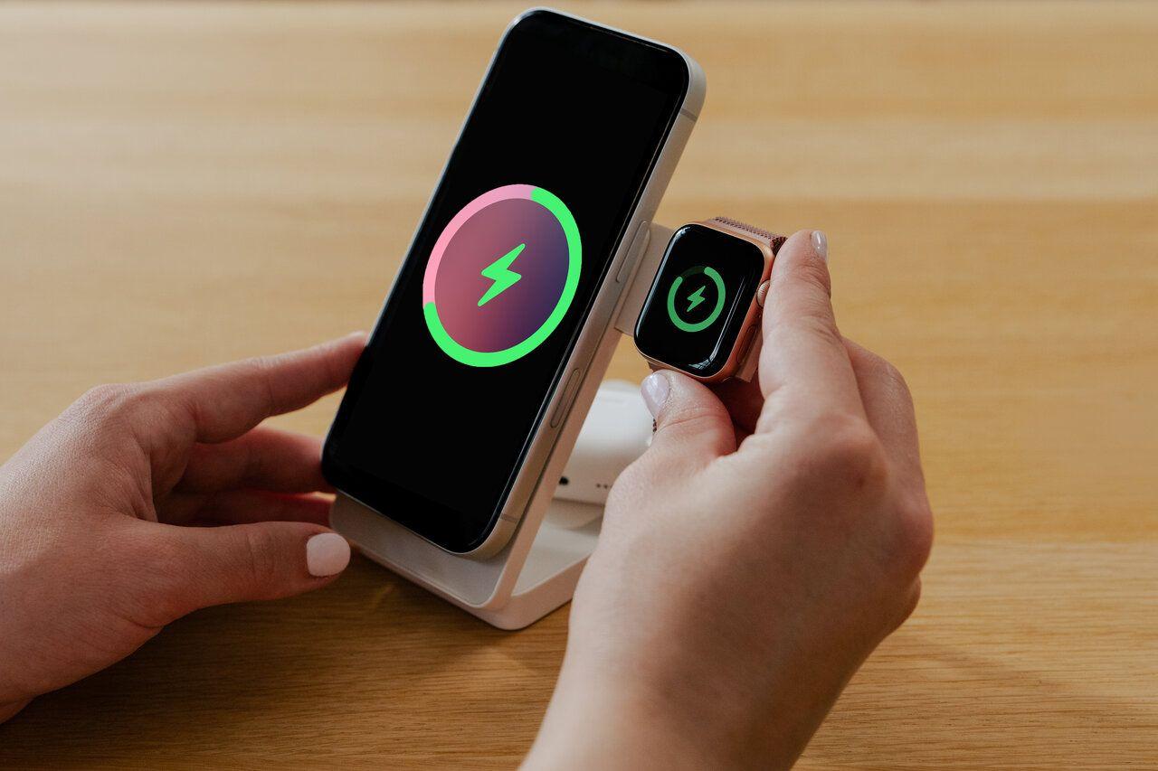 Powerbank Magnética Sem Fios 3 em 1 VERBATIM 32296 (10000 mAh - 30 W - USB Type-C - Branco), miniatura 5