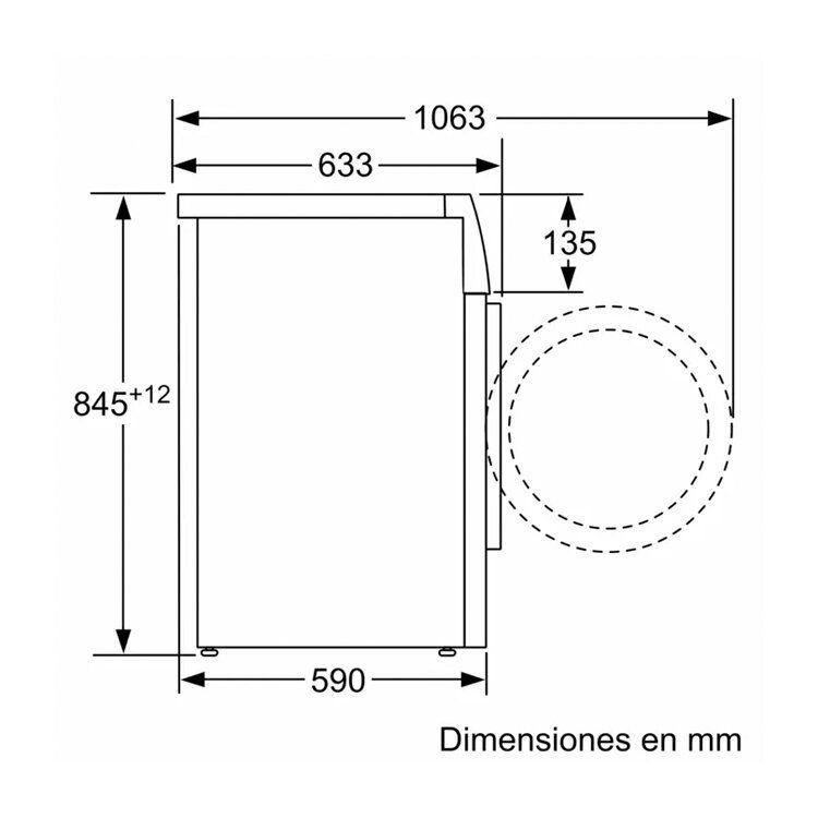 Máquina de Lavar Roupa Independente BALAY 3TS382X (1200 RPM - B - A - Inox), miniatura 4