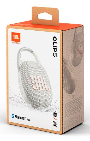 Coluna Portátil JBL Clip 5 (7 W - USB Type-C - Branco) — miniatura 6
